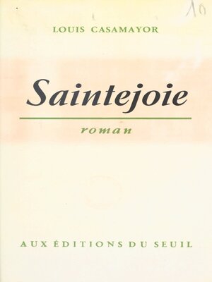 cover image of Saintejoie